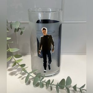 Star Trek Collectible Drinking Glass Vintage Star Trek Cinema Cap Captain Kirk